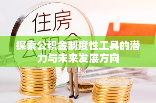 易门探索公积金制度性工具的潜力与未来发展方向