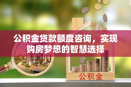 易门公积金贷款额度咨询，实现购房梦想的智慧选择