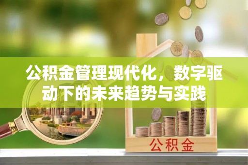 易门公积金管理现代化，数字驱动下的未来趋势与实践