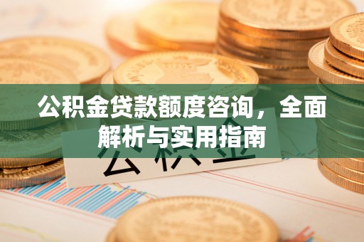 易门公积金贷款额度咨询，全面解析与实用指南
