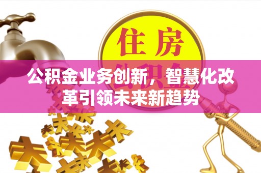 易门公积金业务创新，智慧化改革引领未来新趋势