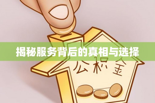 易门揭秘服务背后的真相与选择