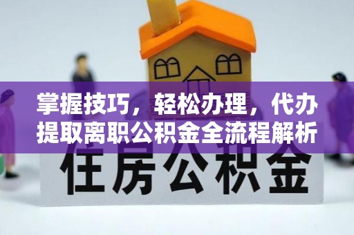 易门掌握技巧，轻松办理，代办提取离职公积金全流程解析
