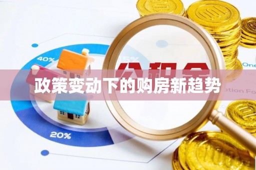 易门政策变动下的购房新趋势