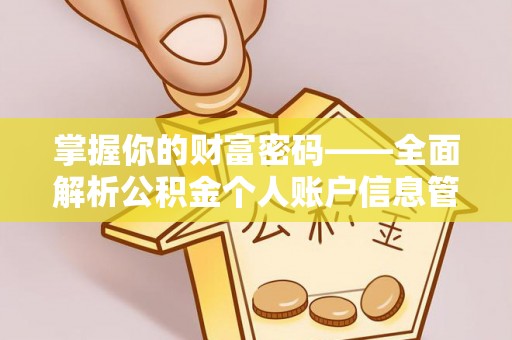 易门掌握你的财富密码——全面解析公积金个人账户信息管理与优化