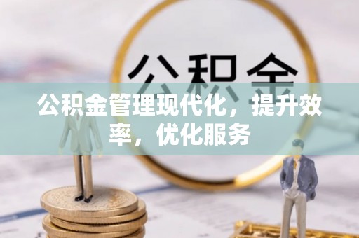 易门公积金管理现代化，提升效率，优化服务