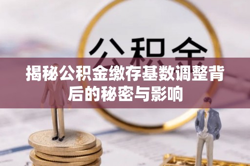 易门揭秘公积金缴存基数调整背后的秘密与影响
