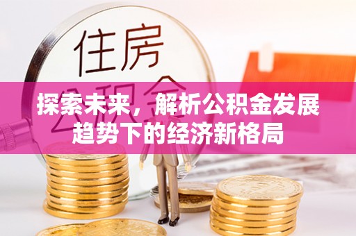 易门探索未来，解析公积金发展趋势下的经济新格局