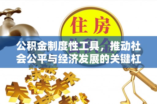 易门公积金制度性工具，推动社会公平与经济发展的关键杠杆